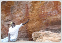 Photo of artist Garry Djoriom